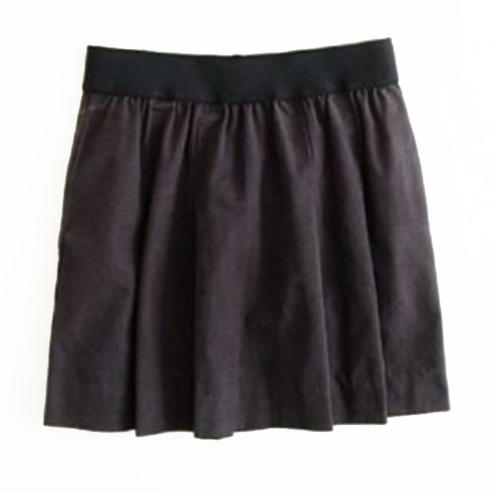 J. Crew Nico Skate Skirt in Black - Picture 1 of 7